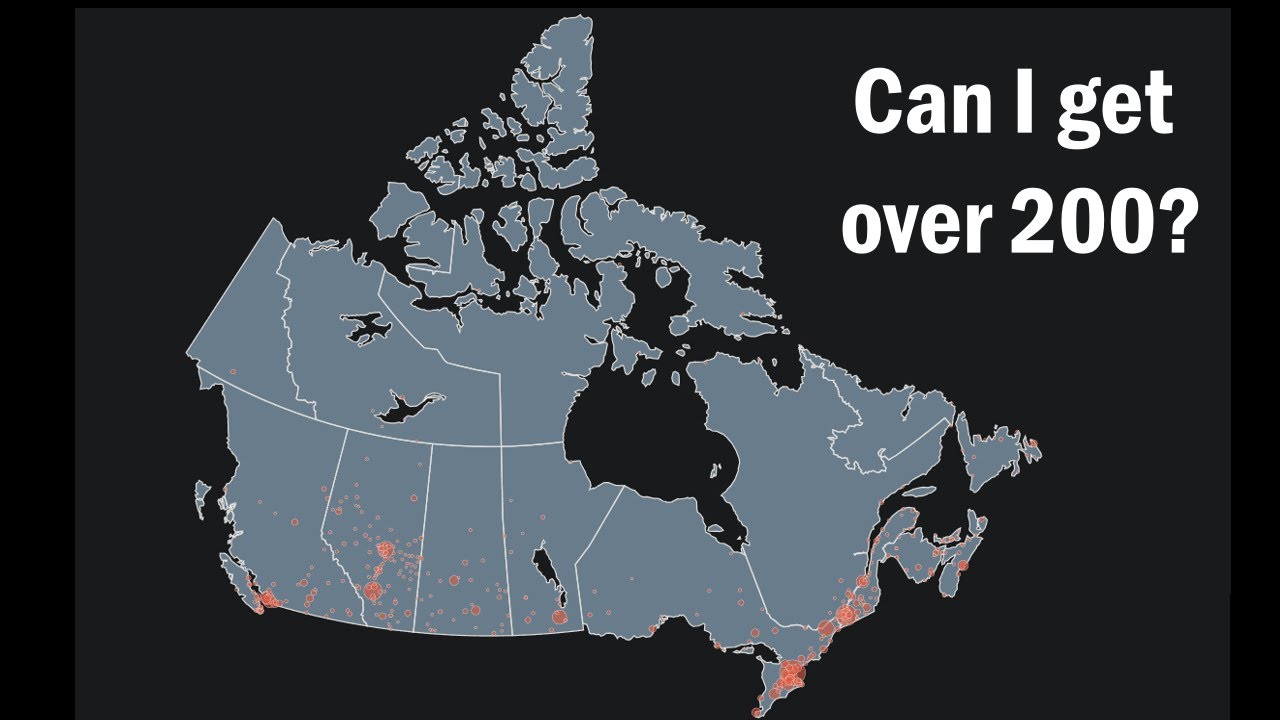 Naming as many Canadian Cities as I can - YouTube