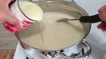 ¿De qué está hecho el arroz con leche?