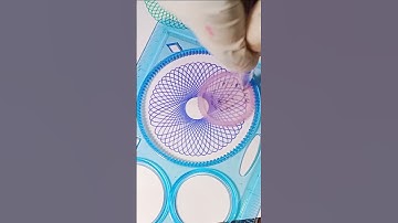 how many rotations did the pen make in total? ?? #spirograph #2024 #shorts #asmr