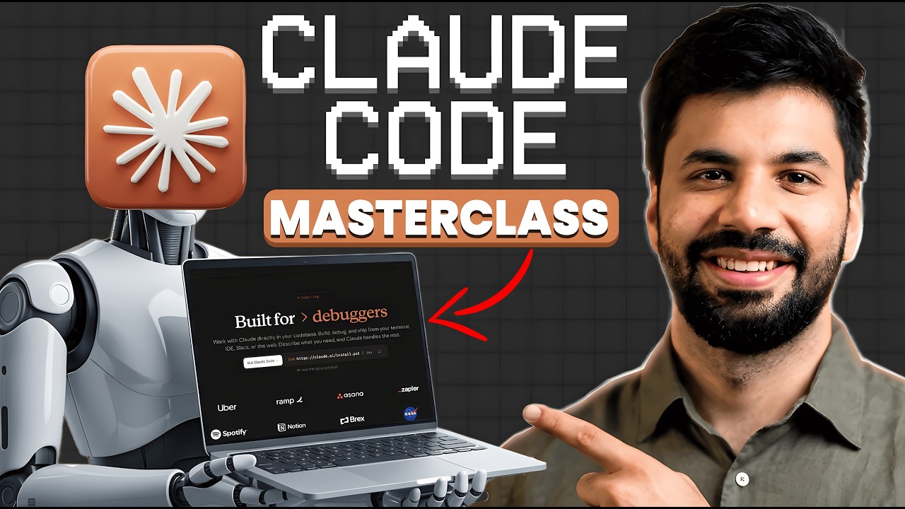 CLAUDE CODE FULL COURSE 12 HOURS: Build Real AI Projects (2026) - YouTube