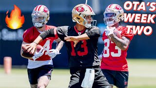 49ers Brock Purdy connection with rookie receivers heating up at OTA’s