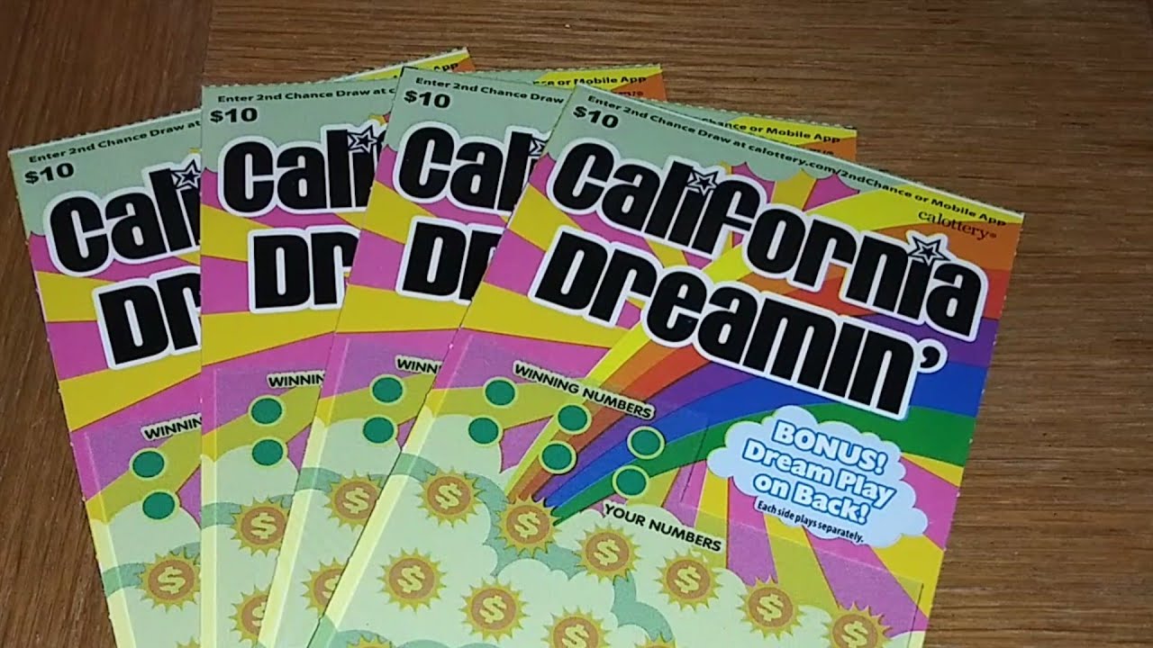Playing 40.00 in California Dreamin' Scratchers! 🌅CaLotteryScratchers YouTube