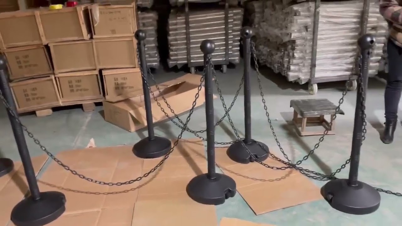 plastic chain road barrier