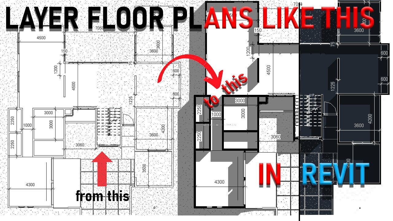 Layer Floor plans Professionally in Revit 