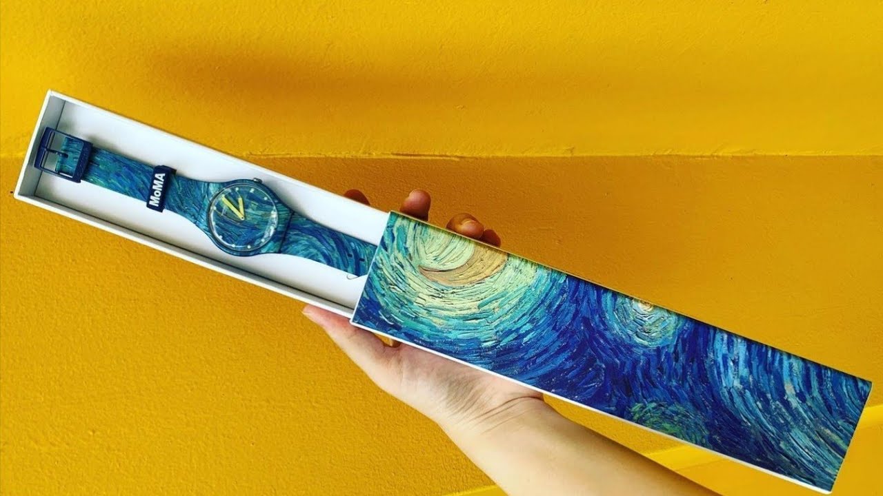 swatch x MoMA : Van Gogh's Starry Night the watch (Unboxing)