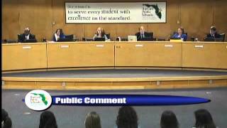 Frank's comments at the February school board meeting