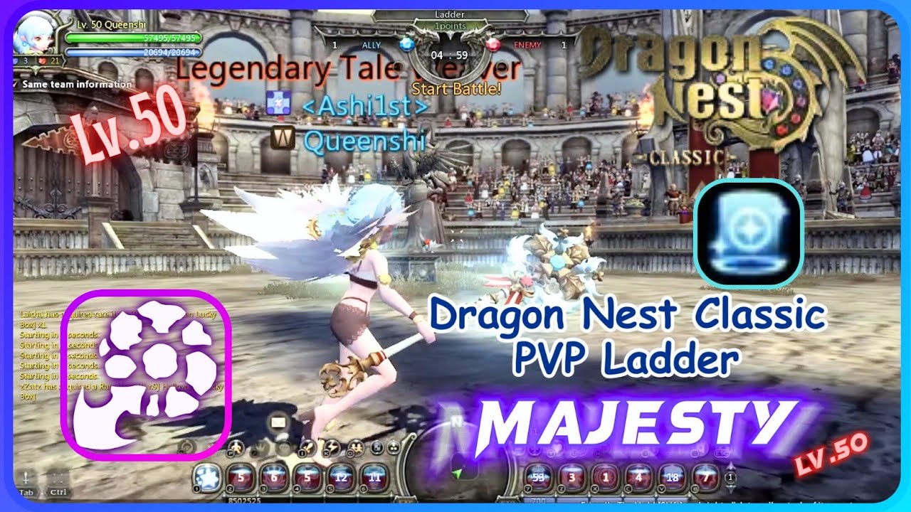 Испытание величия после достижения 50-го уровня в PVP-рейтинге | Dragon Nest Classic 