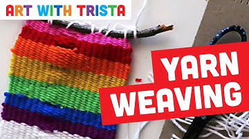 Yarn Weaving (Part 2) Art Tutorial - Art With Trista