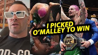 Colby Covington on Sean O'Malley knocking out Aljamain Sterling
