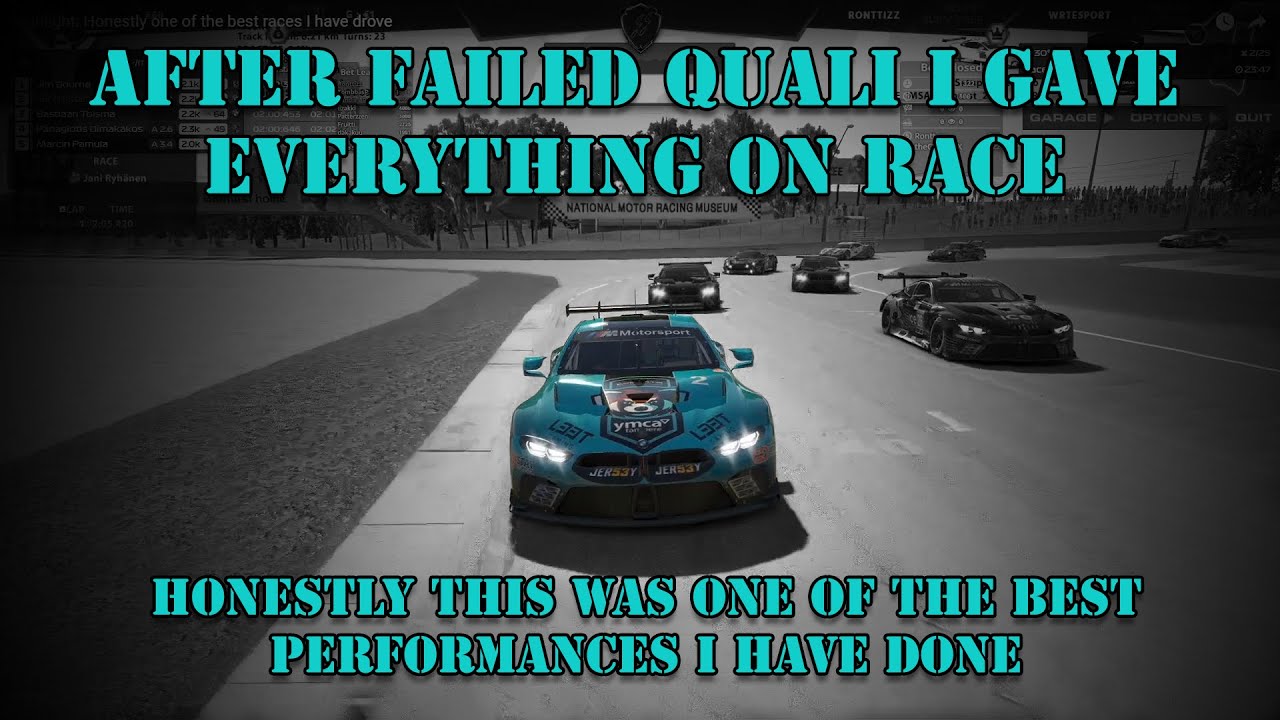 IRacing Float Like A Cadillac Sting Like A Beamer IMSA GTE Mount 