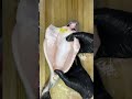すずきを捌きます!スズキのお腹の中にアニサキスいました!浮き袋のところに張り付いてます!鱸くらい腹膜が厚いとなかなか身にはいけない気がします! #ねぎお #ねぎお寿司 #アニサキス #あにさきす #鱸