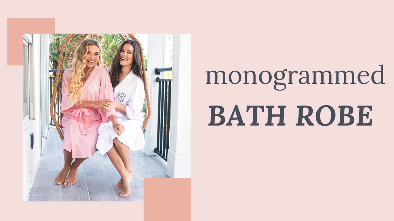 Monogrammed Bath Robe
