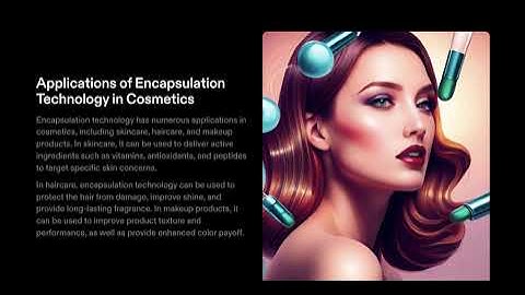Encapsulation technology in Cosmetics - Quick knowledge bite