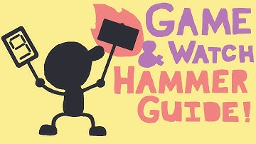 Game & Watch Judge Hammer Tutorial and Combos!