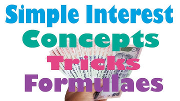 Simple Interest Concepts, Tricks & Formulaes - Hindi (2016)