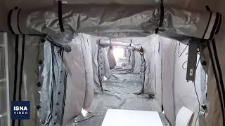 استقرار بیمارستان صحرایی در قزوین برای مقابله با کرونا