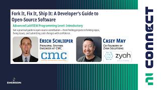 Fork It, Fix It, Ship It: A Developer’s Guide to Open-Source Software (NI Connect 2026)
