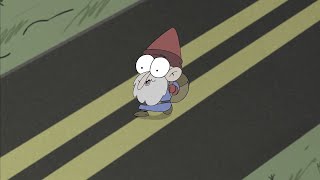 Um gnomo estava andando em cima do asfalto (Daviz45) (Animação)