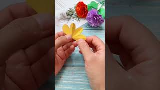 Kalakari | How to make a Thanksgiving Card | Beautiful Sunflower Thank You Card #shorts #papercraft