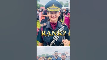 Which Rank After NDA || #shorts #nda #army #ssbinterview #armylover