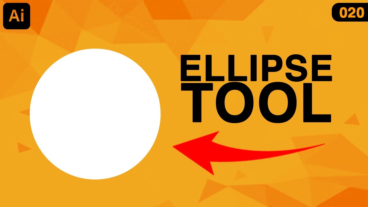 Основы использования инструмента «Эллипс» в Illustrator