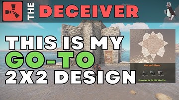 Rust Base Build 2023 | Best Solo / Duo Base Series #1 | The Deceiver 2x2 | Rust Base Design