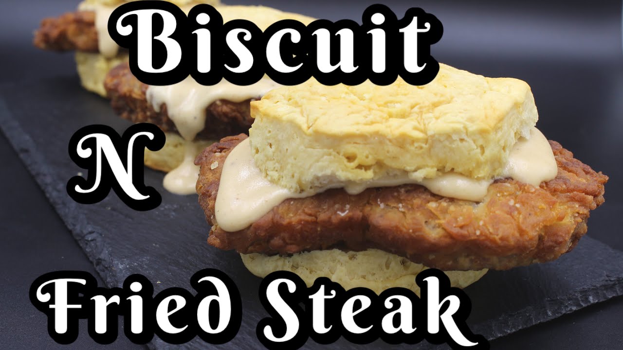 Biscuits And Gravy Chicken Fried Steak Sliders 🤯