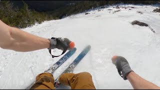 Skiing Arrow Slide on Mount Hancock Backcountry (02/12/24)