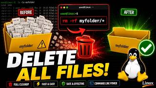 How to Delete All Files in a Folder at Once on Linux (2026 Guide)