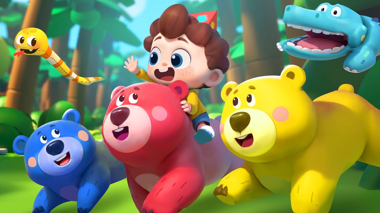 くまを捕まえに行こう🐻 | イエス！ネオ | 赤ちゃんが喜ぶ歌 | 童謡 | アニメ | 動画 | ベビーバス| BabyBus