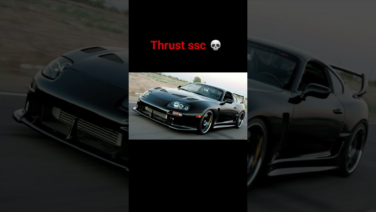 Thrust ssc is very fast