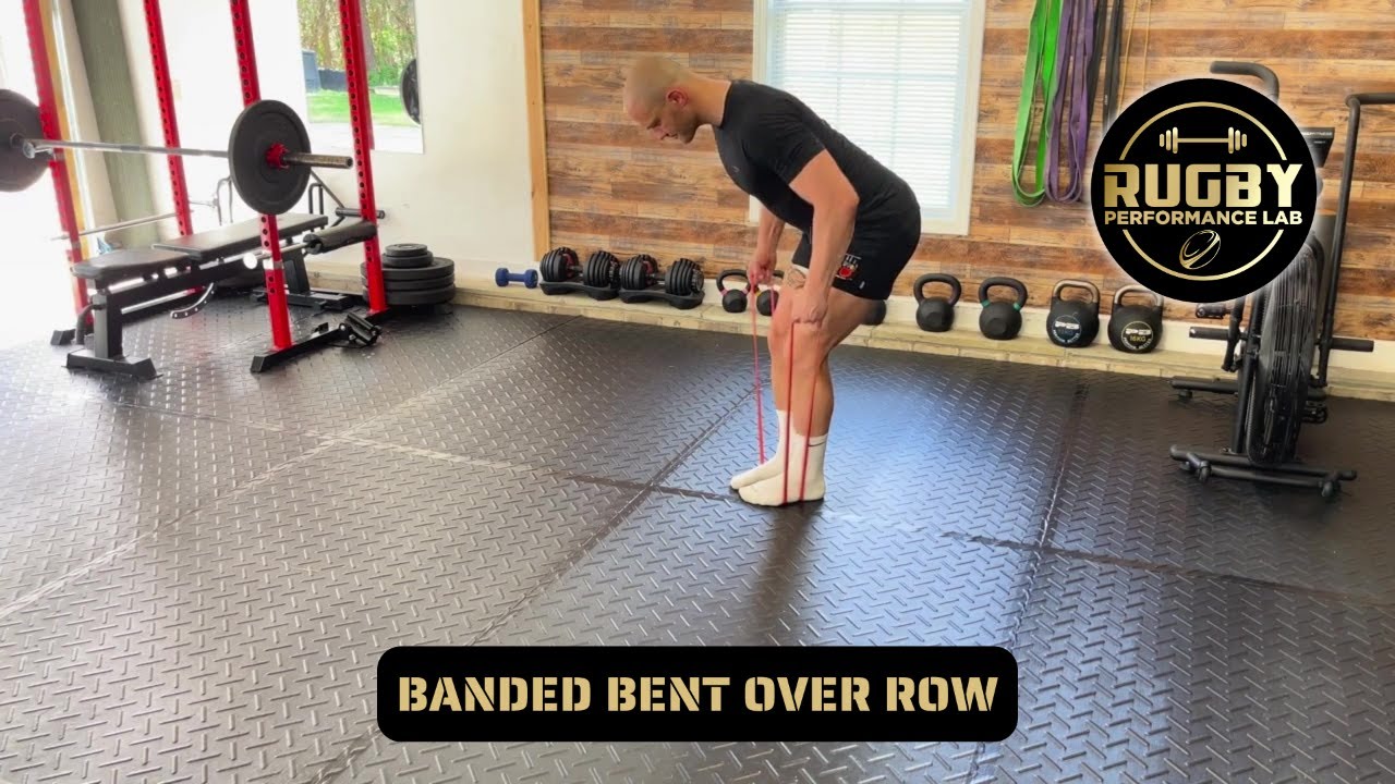 Banded Bent Over Row - Fitness Exercise Library - YouTube