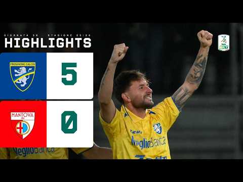 Frosinone-Mantova 5-0 | Il Frosinone è promosso | HIGHLIGHTS Serie BKT — football highlights