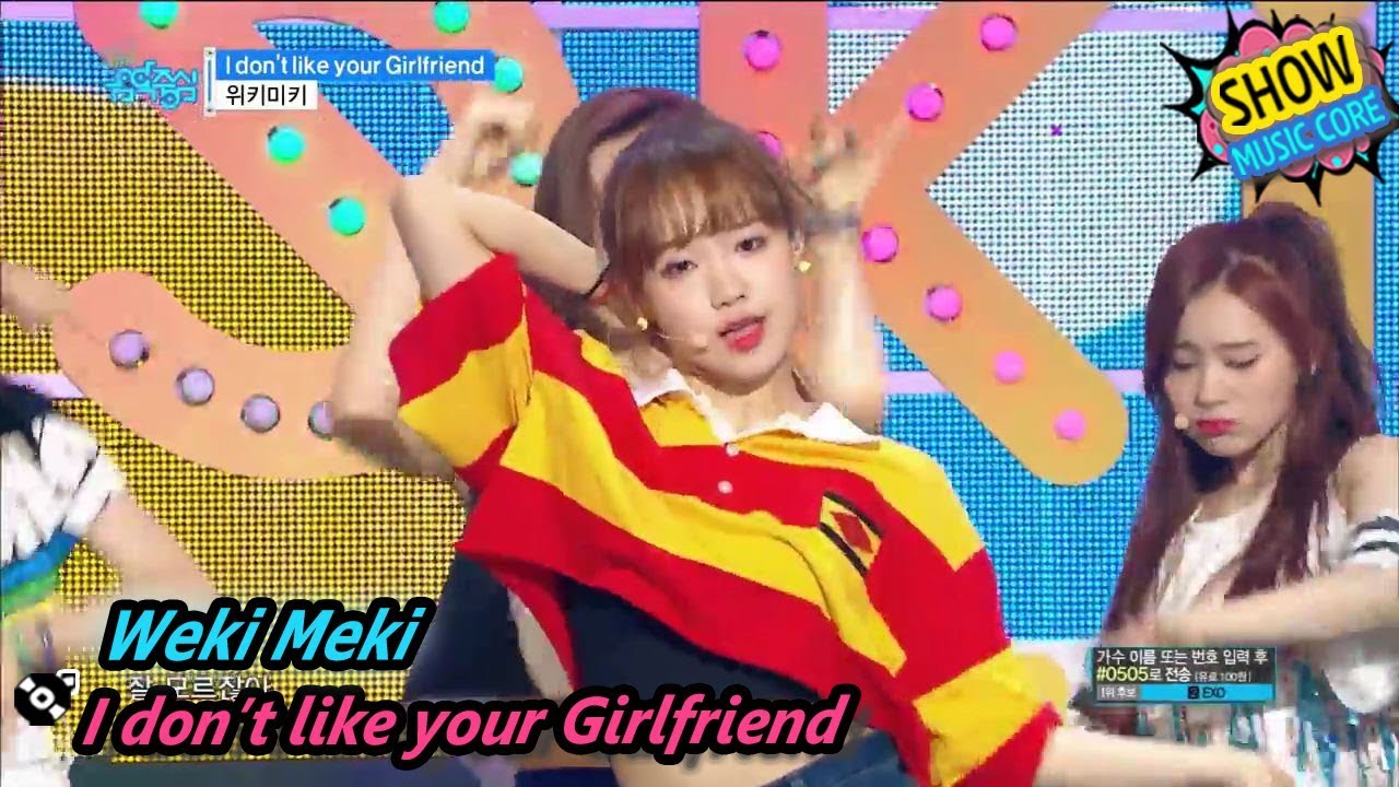 [HOT] Weki Meki - I don't like your Girlfriend, 위키미키 - 아이 돈 라이크 유어 걸프렌드 Show Music core 20170812
