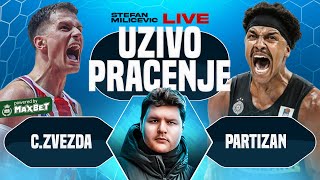 20:30 CRVENA ZVEZDA vs PARTIZAN | ABA LIGA - FINALE | Stefan Milicevic LIVE