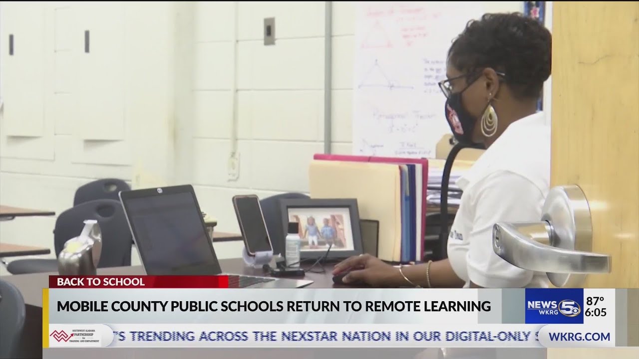 Mobile County Public Schools return to remote learning YouTube