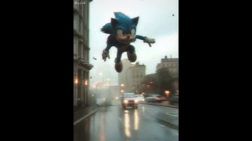Presenting "Sonic Motorcycle Chase", an AI video made with Kling AI [85/100]