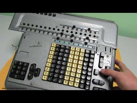 Видео: Вычислительная машина "ВММ-2". Soviet calculating machine "VMM-2"