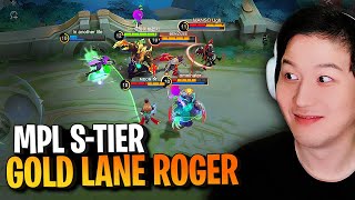 MPL 1st pick Gold Roger!!! this made crazy and easier rank games | Mobile Legends