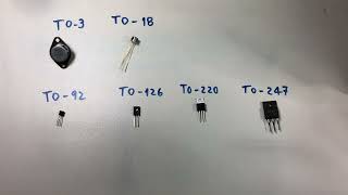 Tipos de encapsulamentos de transistores