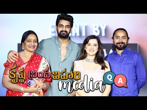Krishna Vrinda Vihari Movie Team Q&A Press Meet | Naga Shaurya | Shirley Setia | VEGA