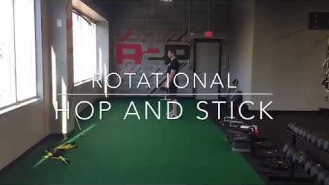 Rotational Hop and Stick - Rehab 2 Perform