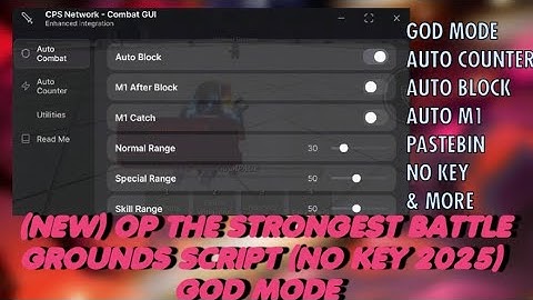 🛡️ (NEW) OP TSB Script – God Mode, Auto Block, Auto Counter, ESP & More! (Free, No Key)