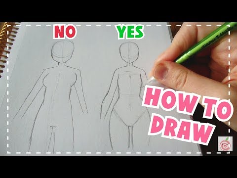 How To Draw Female Body Tutorial Youtube
