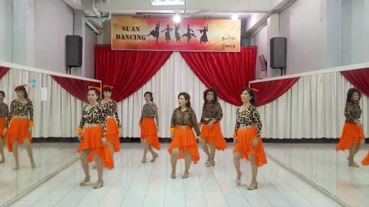 Because Of You，.因为有你，，line dance