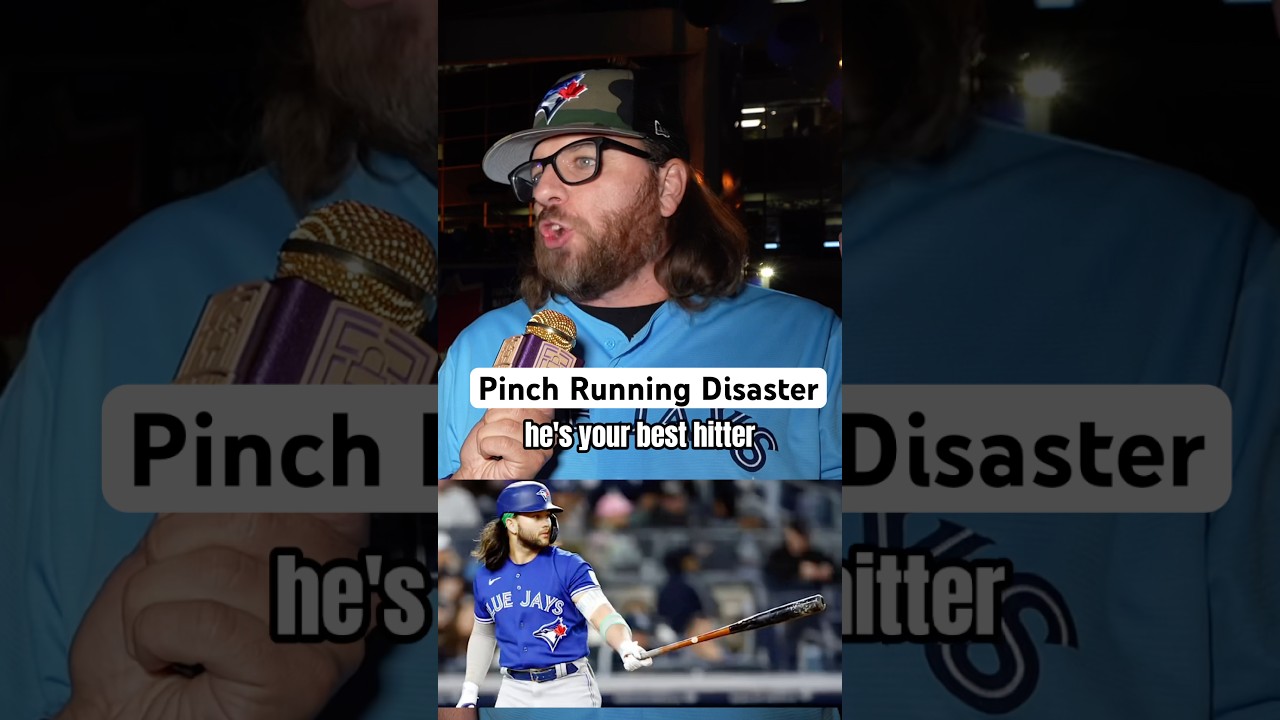 Terrible take or did we have to pinch run for Bo in that spot? #bluejays #jays #dodgers #worldseries