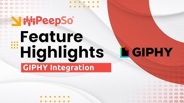 PeepSo Feature Highlights: GIPHY Integration