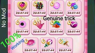 candy crush unlimited booster trick | get all boosters free unlimited | candy crush hack screenshot 3