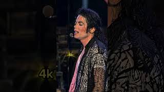 Michael Jackson Famous Moonwalk 144p to 4K Result! 🕺🔥 #Shorts#shortsfeed #michaeljackson