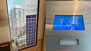 Very Nice & Brand New 700 FPM ThyssenKrupp Traction Elevators at the Saltaire in St Petersburg, FL